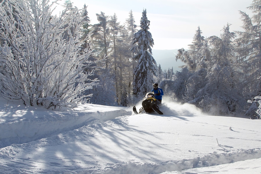 Snowmobiling Adventure in Utah